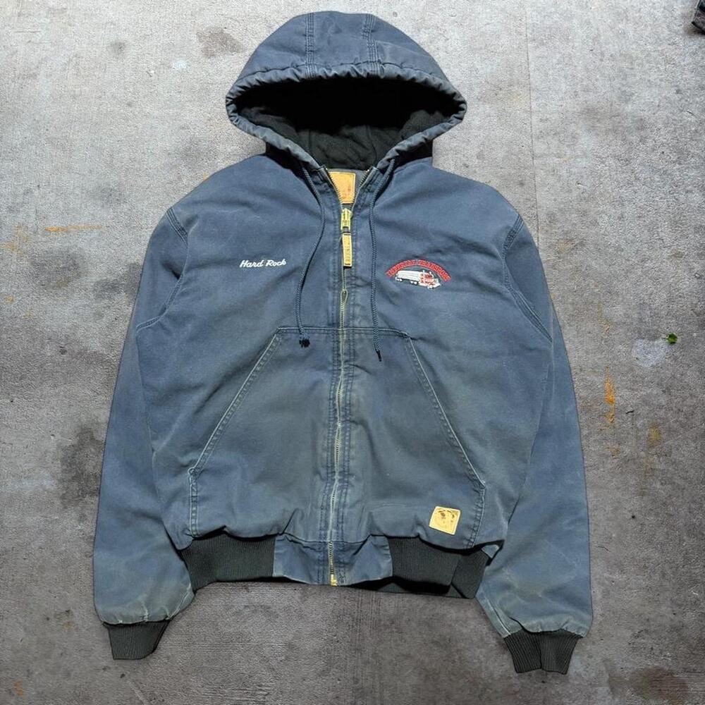 Vintage blue carhartt type jacket